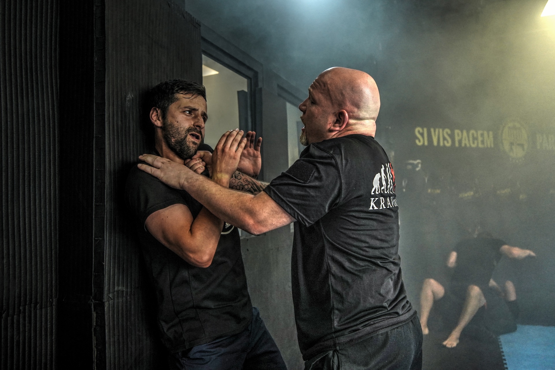 Clinch-Arbeit im Bootcamp