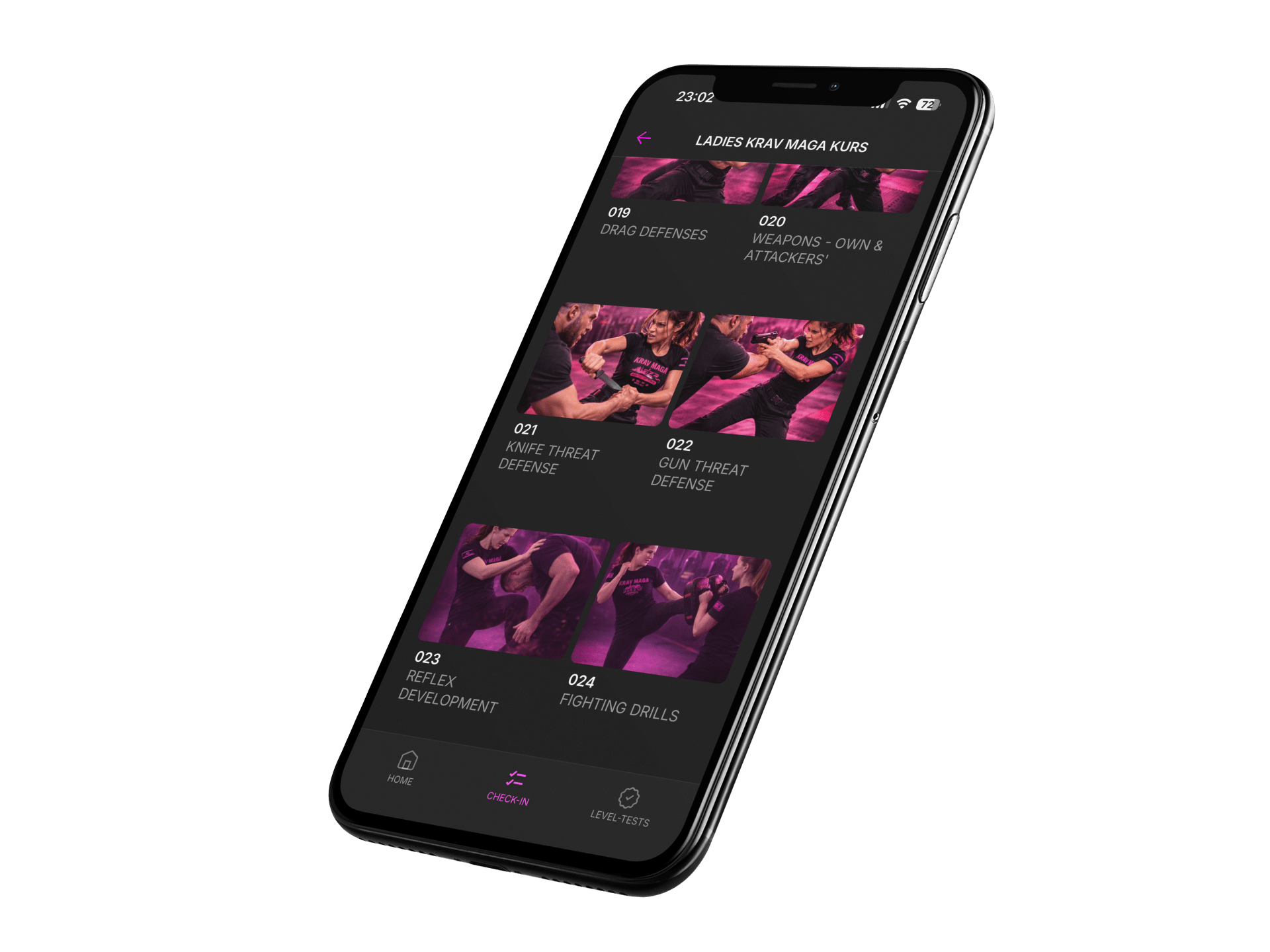 Ladies Krav Maga Progress Tracker