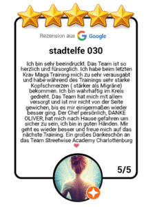 Streetwise Academy Probetraining gratis Selbstverteidigung krav maga