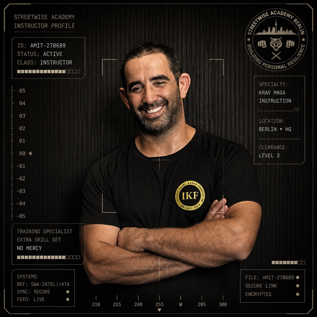 Amit, Instruktor der Streetwise Academy